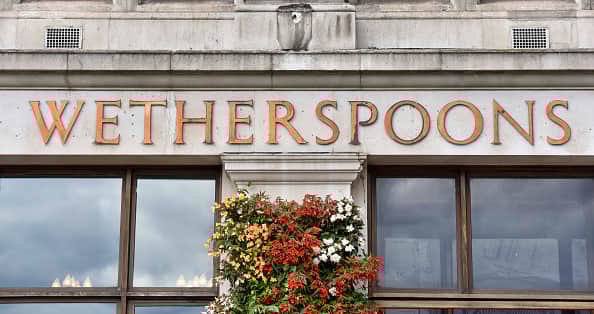 A total of 17 Wetherspoons branches are up for sale, with 14 already under offer (Photo by SOPA Images/LightRocket via Getty Images)
