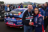 Claire had won the opportunity to display a message of her choice on the car, and with Darren’s passion for motorsport, she knew the setting would make the moment even more memorable. 
