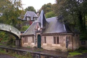 Cromford Railway Station in Derbyshire.