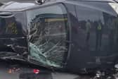 A crash as a result of a drink and drug driver. This is the moment a shameless driver tells cops he was speeding at 76mph in a 30mph zone because he wanted to have a bit of a blast. 