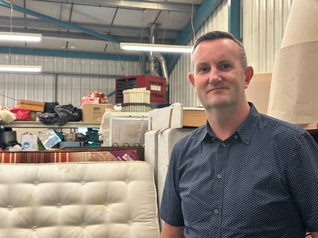 Paul Brookhouse is manager of Derby Food 4 Thought Alliance. He will also oversee delivery of the Furniture and Electrical Project. People can get involved by donating items including microwaves and tables that are in good condition to the charity.