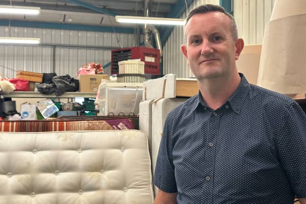 Paul Brookhouse is manager of Derby Food 4 Thought Alliance. He will also oversee delivery of the Furniture and Electrical Project. People can get involved by donating items including microwaves and tables that are in good condition to the charity.