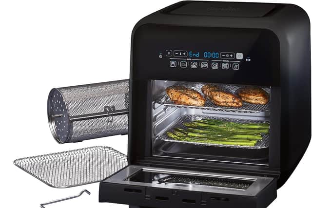 The Breville Halo Rotisserie Air Fryer