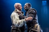 Will Keen, left as Iago, and John Douglas Thompson as Othello in the RSC's new production of Othello