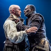 Will Keen, left as Iago, and John Douglas Thompson as Othello in the RSC's new production of Othello