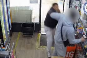 CCTV shows Abdul Wahab carry out the hammer attack Stratford Road, Sparkhill, at around 2pm on February 21 2024. 