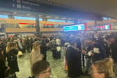 A packed London Euston station is a familiar sight to regular commuters