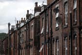 A row of terraced houses.