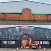 Mr Murals shared this before and after - what do you think?