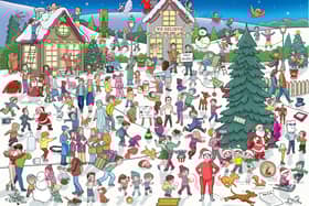 How many of the Christmas items can you find? 