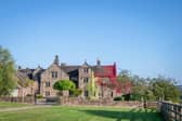 Florence Nightingale’s stunning Derbyshire home has been named in a list of top homes with a blue plaque. Pictured is the property at Lea Shaw, Matlock DE4 5AT
