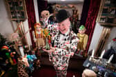Magician and Punch and Judy entertainer Martin Scott Price at his Blackpool Puppet Museum