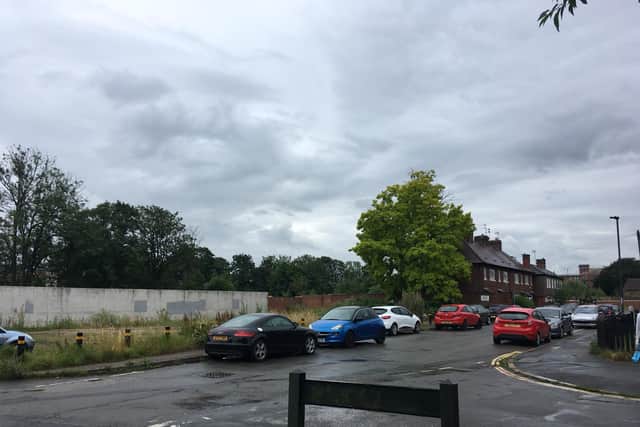 The site is situated where the former Britannia Court flats once stood before they were demolished.