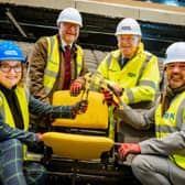 Becketwell Live Derby is gearing up for a 2025 opening.
L-R: Councillor Nadine Peatfield, Paul Morris, Robert Kirkland, Marcus Sheehan