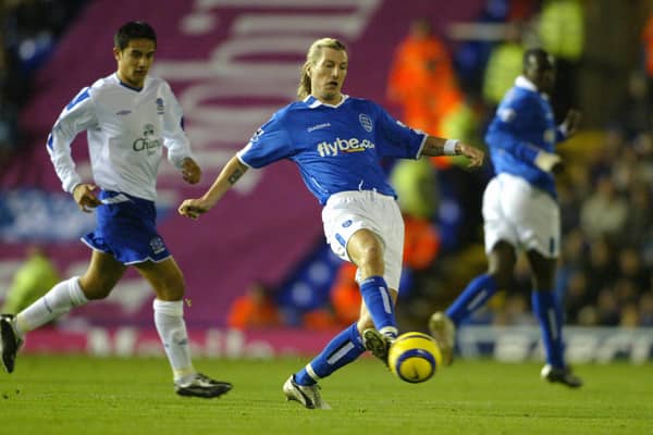 Robbie Savage could go up four levels in the English pyramid. The former Birmingham City midfielder is being linked with a League One job. (Image: CARL DE SOUZA/AFP via Getty Images)