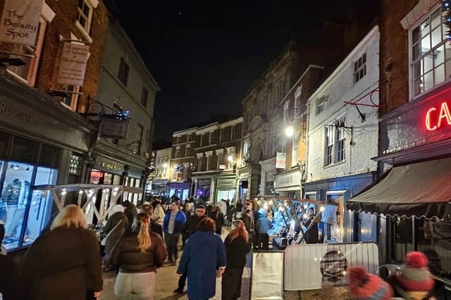 Derby Sadler Gate Night Market 2024 saw people turn out for festivities