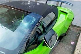 An entrepreneur discovered his £250k Lamborghini had been smashed up through a TikTok video. 