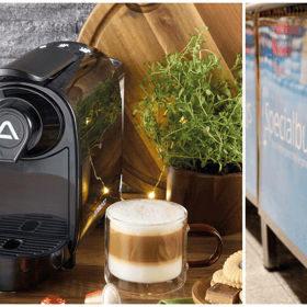 You can buy this Nespresso-compatible coffee pod machine for just £34.99 in Aldi this week 