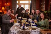 James Heriot will be returning to our screens for the The All Creatures Great and Small Christmas Special on Channel Five on Monday, December 23, at 9pm. The beloved vet is balancing the excitement of their son Jimmy’s first birthday with the festive season alongside Helen, while the capricious Siegfried Farnon is guiding Tristan in the right direction as he embarks on an important wartime mission. Meanwhile, Mrs Hall is busy preparing for Christmas when she is shaken by unexpected news.