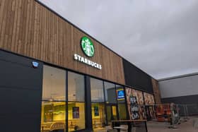 A new Starbucks shop has opened while work starts on a new Nando's at a Derby retail park.