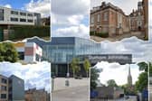 Selective grammar schools and comprehensive schools alike made the list in different parts of England