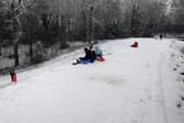 Daredevils have wasted no time in making the most of the snow, after Leeds awoke to a frosty winter wonderland.