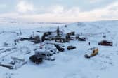 Snow trapped guests at the Tan Hill Inn, in North Yorkshire