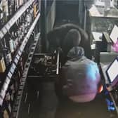 Thieves steal cigarettes and tobacco from petrol station.