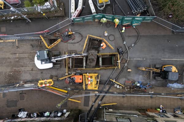 A sinkhole along Halifax Road, Hedben Bridge in Yorkshire has turned up on Google as an unlikely tourist attraction and five star reviews.