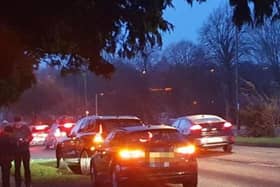 This accident near the junction between Manor Road and Eastwood Drive happened at the end of November