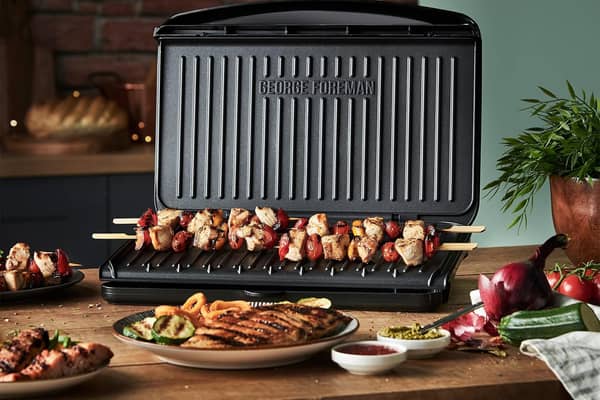 The George Foreman grills are a healthy way to cook food at home