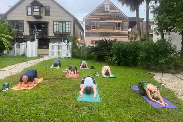 Yoga on the Lawn in St Augustine