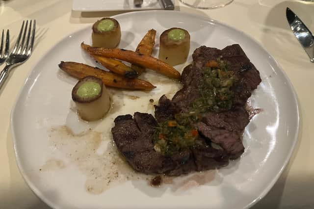 David’s in Fernandina Beach is a classy restaurant which prioritises confident cooking. Its steaks are tremendous - a “Picanha Wagyu” with a fondant potato, grilled carrots and chimichurri