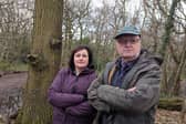 Heather Bryant and Keith Tomlin from the Friends of Chaddesden Wood are deeply concerned abut the future of the nature reserve