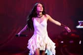LAS VEGAS, NEVADA - APRIL 03: Olivia Rodrigo performs onstage during the 64th Annual GRAMMY Awards at MGM Grand Garden Arena on April 03, 2022 in Las Vegas, Nevada. (Photo by Rich Fury/Getty Images for The Recording Academy)