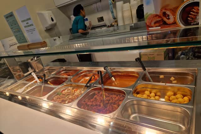 Counters are filled with hot and cold food ready-to-go, making Kokoro a place to explore for a quick bite to eat