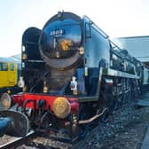 Alstom Derby is set to host Britain’s biggest rail celebration as part of Railway 200. Pictured is Merchant Navy Class (35018) British India Line, which was at The Greatest Gathering Launch. It is also expected to thrill train fans by making an appearance at Railway 200 in Derby.