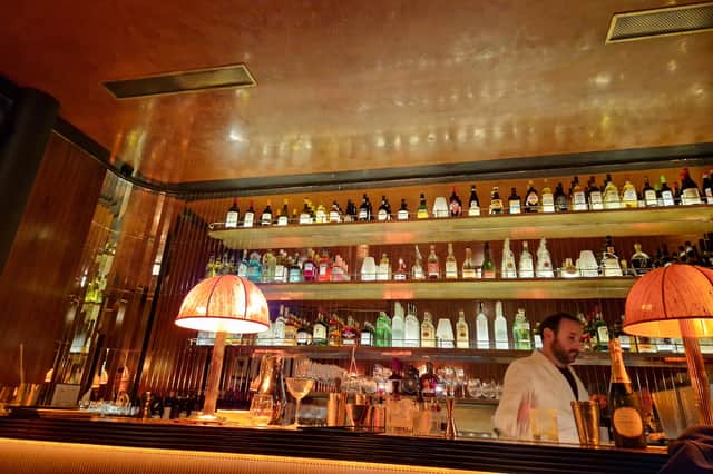 Based on Dover Street, the stunning bar is luxe and gorgeous. You can travel from Derby to London and be at The Dover, door to door, within two hours.