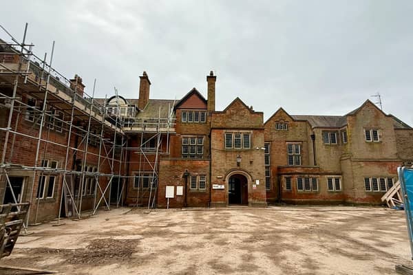 Littleover Hall is in the middle of being converted into luxury residences. The site of the former Derbyshire Fire and Rescue Service HQ has already seen significant work in progress.