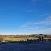 Top places to enjoy the great outdoors and top up your tan this weekend includes Croots Farm where views stretch for miles across rolling Derbyshire countryside.