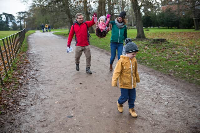 Enjoy a family walk on the National Trust site of Lyveden, near Oundle, Northamptonshire. There is plenty of exploring to do near the Elizabethan lodge with pretty moated garden