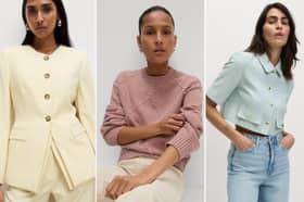 How to wear the Spring colours new in M&S this week including buttermilk, powder pink, and sky blue (M&S) 