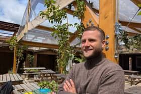 Jamie Quince-Starkey, founder of Down To Earth Derby who are creating a new public garden for the city.