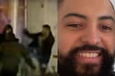 Gang re-enacts killing of father.