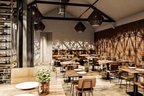 How the new restaurant could look inside in a few months time. 