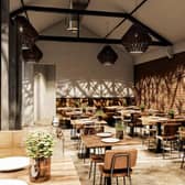 How the new restaurant could look inside in a few months time. 