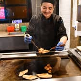 Eat your way around the globe without leaving Derby at Cosmo Restaurant. A diverse range of cuisines include teppanyaki cooking, curries and a salad bar. 