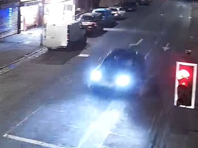 "Reckless" drink driver caught on CCTV.