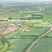 The proposed new A50 junction and link road at Sinfin