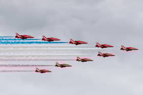 The Red Arrows are set to complete a practice display over Lincolnshire on March 14